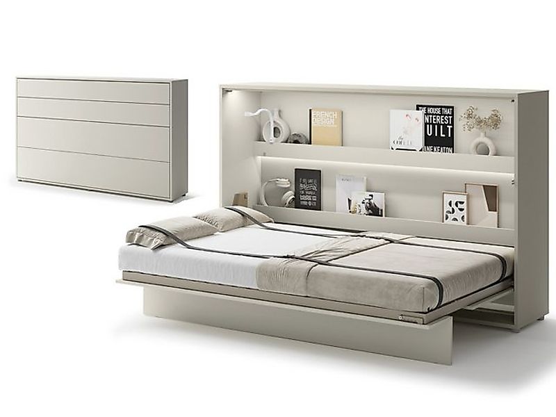 Compleo Schrankbett Horizontal Wandklappbett Lenart Bed Concept Schrankklap günstig online kaufen