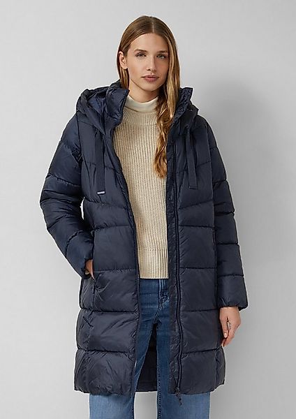 s.Oliver Wintermantel Outdoor-Mantel Steppmantel mit Stehkragen und Kapuze günstig online kaufen