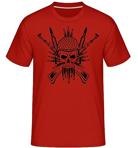 Soldat Totenschädel Tattoo · Shirtinator Männer T-Shirt günstig online kaufen