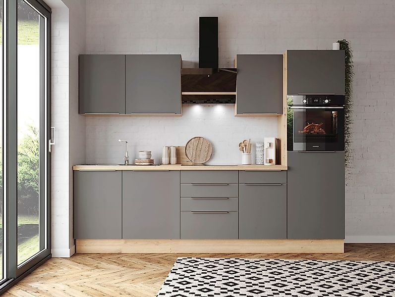 RESPEKTA Küchenzeile "Safado aus der Serie Marleen", Breite 280 cm, mit Sof günstig online kaufen