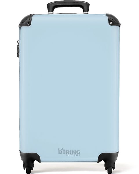 NoBoringSuitcases.com© Hartschalen-Trolley Pastellblau 55x35x20cm, 4 Rollen günstig online kaufen