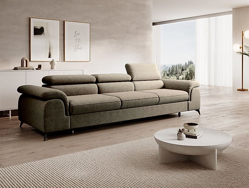 NEXT COLLECTION Sofa Plaza 3, Hohe Metallfüße, Elegante moderne Form, mit S günstig online kaufen