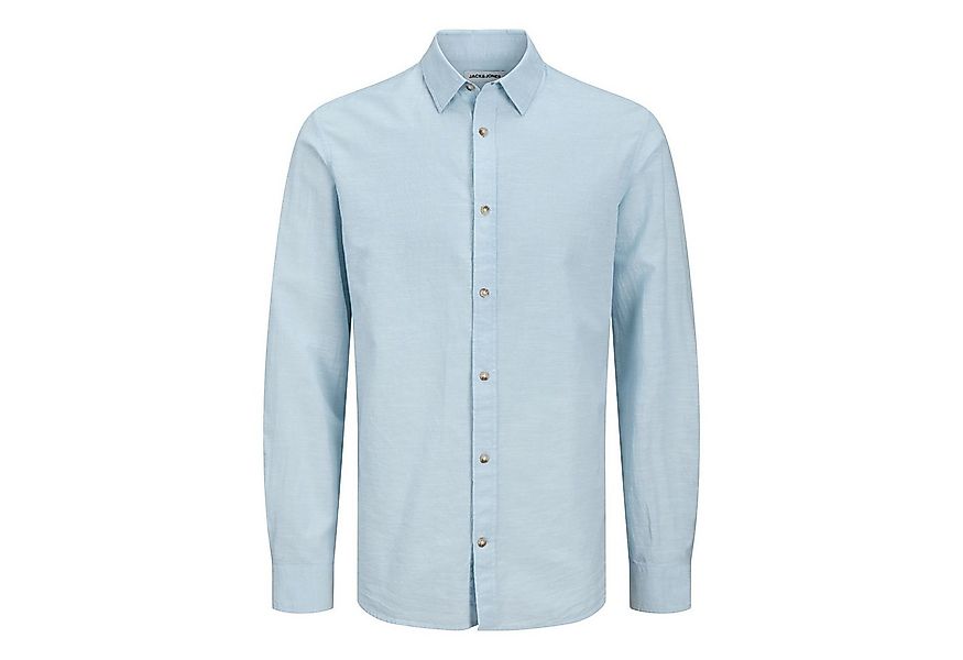 Jack & Jones Langarmhemd JJESUMMER Shirt LS SN in Leinenoptik günstig online kaufen