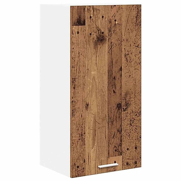vidaXL Hängeschrank mit Tür Riga Altes Holz und Weiß 40 x 31 x 80 cm 884264 günstig online kaufen