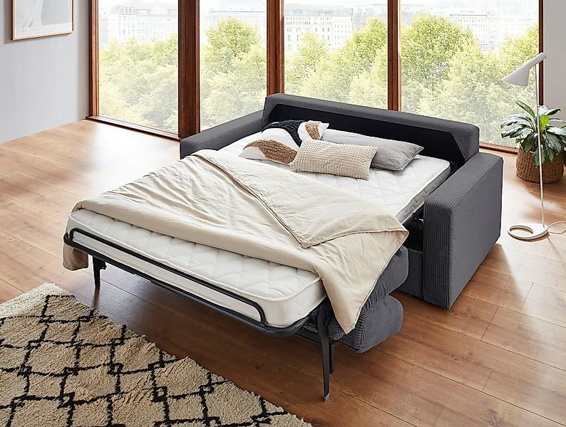 ATLANTIC home collection Schlafsofa Rolando, B: 196 cm, Liegefl. 140x190 cm günstig online kaufen