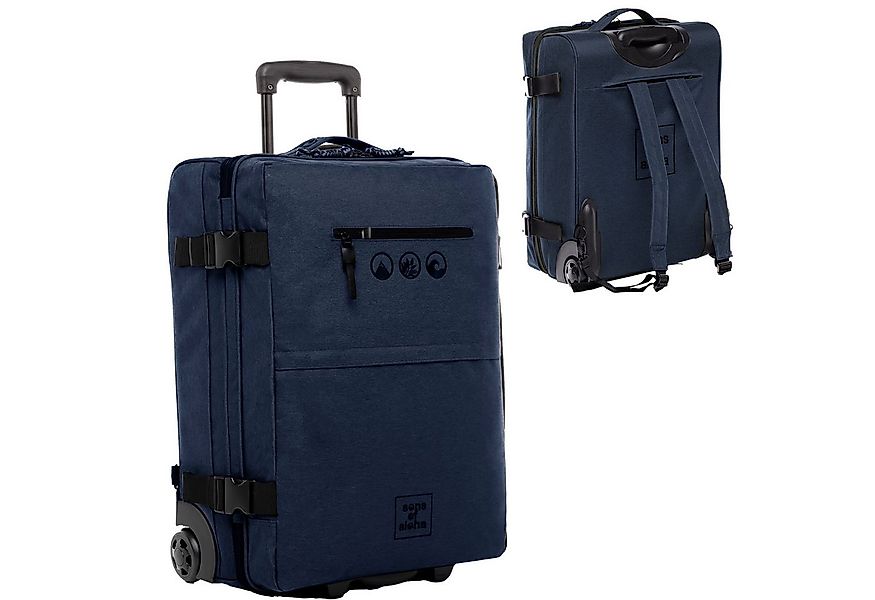 SONS OF ALOHA Koffer Backpacker Rucksack mit Rollen 3 in 1 Handgepäck  55 c günstig online kaufen