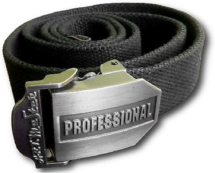 Artmas Gürtelriemen Professional STOFFGÜRTEL CANVAS BELT 3,8 CM134 LÄNGE BR günstig online kaufen
