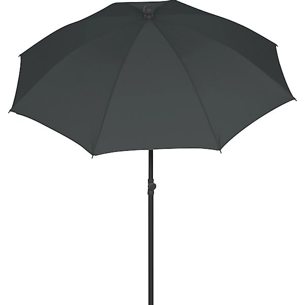 Siena Garden Marktschirm City Ø 180 cm Grau mit Schieber günstig online kaufen