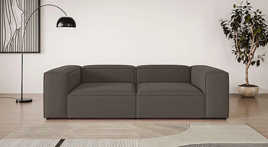 OTTO home Big-Sofa »XL HAILY Modularsofa extra tief, Maße B/T/H: 260/130/72 günstig online kaufen
