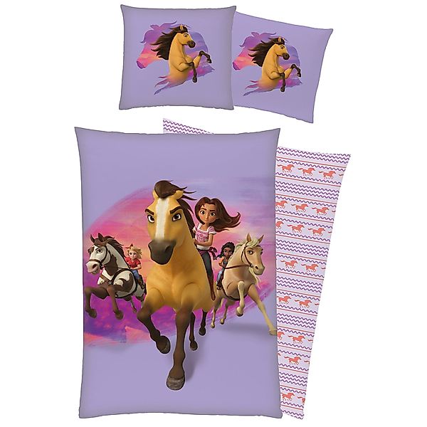 BERONAGE Kinderbettwäsche Spirit Untamed Stay Wild günstig online kaufen