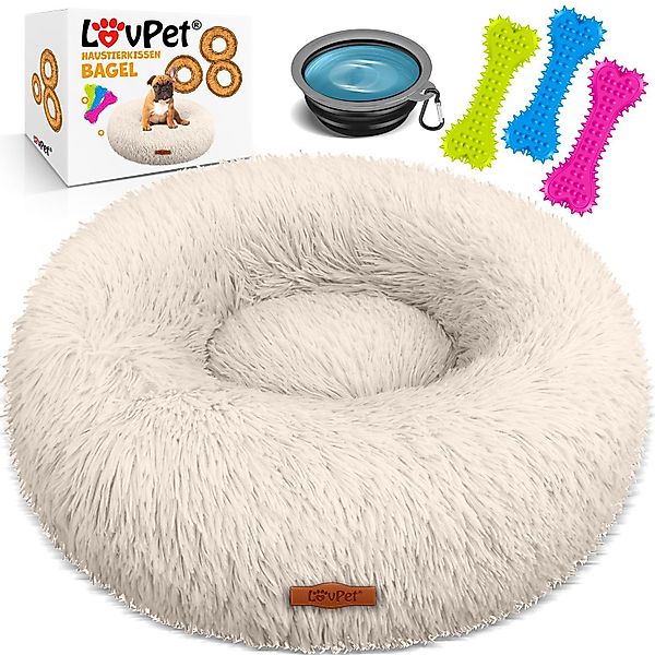 Lovpet Tierbett, Hundebett Hundekissen Katzenbett Bagel, günstig online kaufen