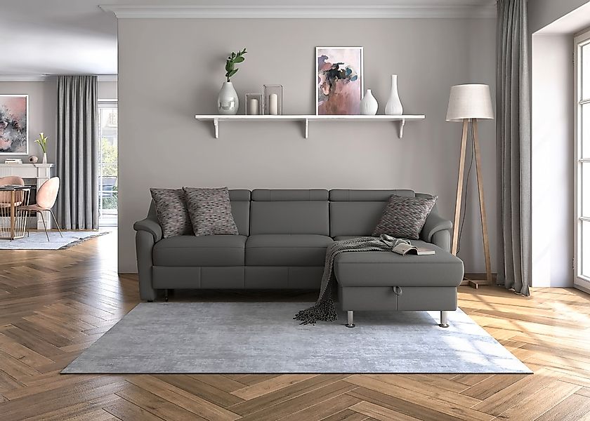 sit&more Ecksofa »Freetown L-Form«, inklusive Kopfteilverstellung und komfo günstig online kaufen