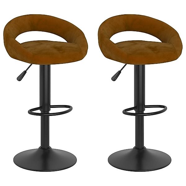 vidaXL Barhocker Barhocker 2 Stk. Braun günstig online kaufen