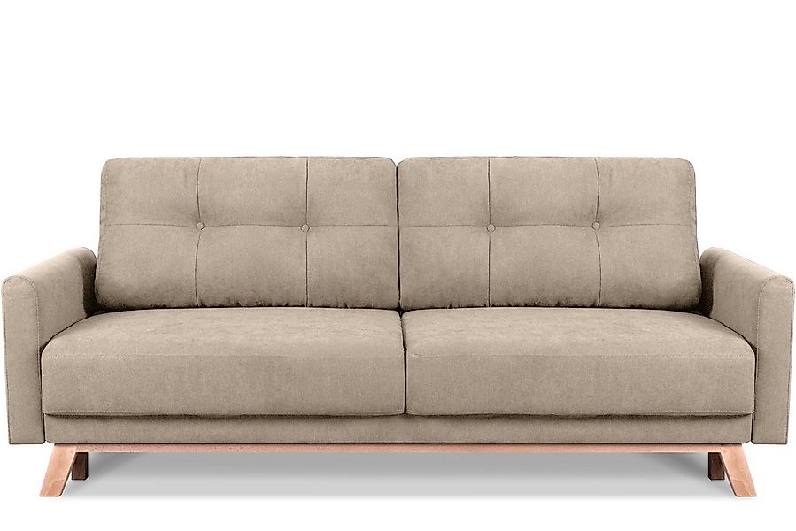 KONSIMO® Schlafsofa VISNA Sofa 3 Personen, ausziehbare Liegfläche 193×146 günstig online kaufen