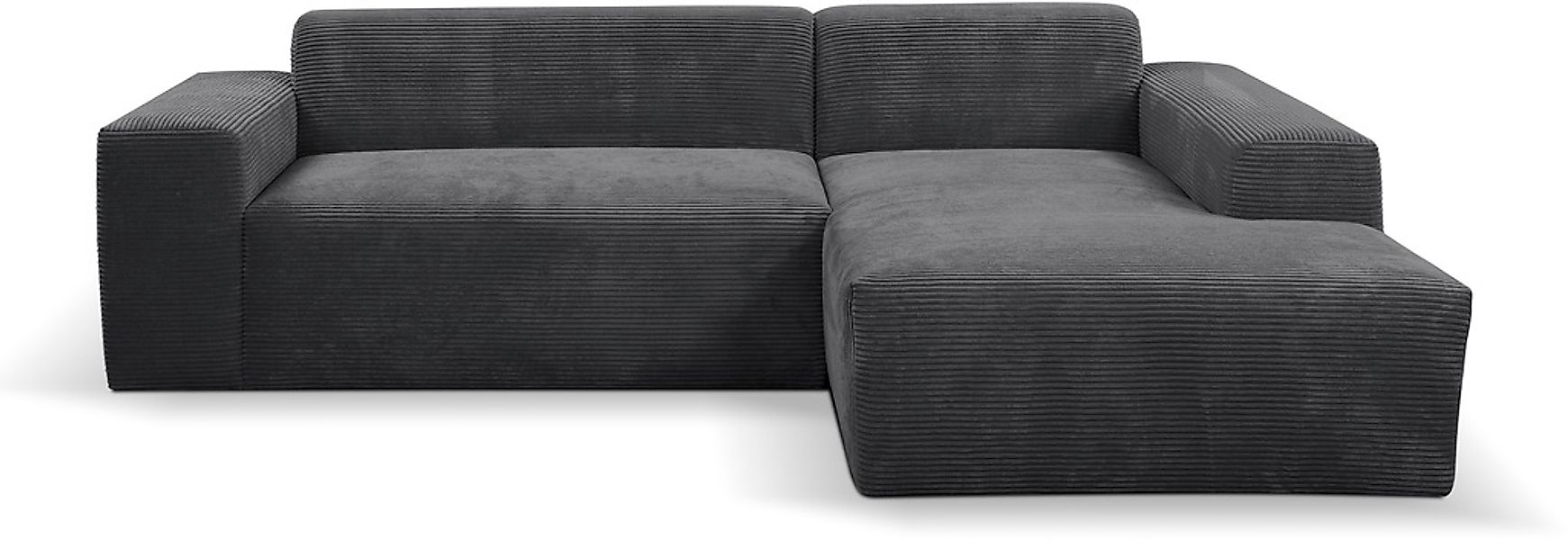 WERK2 Ecksofa "Zeus-L modern und zeitlos, Breite 253cm, bequemes Sofa", Cur günstig online kaufen