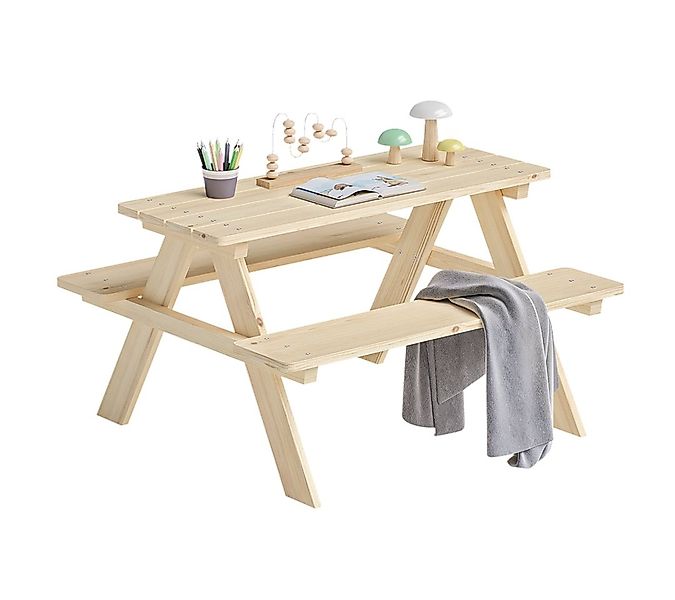 Bellabino Kindersitzgruppe Inny aus Holz für Indoor & Outdoor, (Tisch und B günstig online kaufen