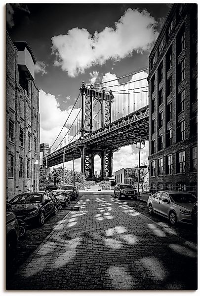 Artland Wandbild "Manhattan Bridge in Brooklyn, New York" New York 1 Stk. t günstig online kaufen