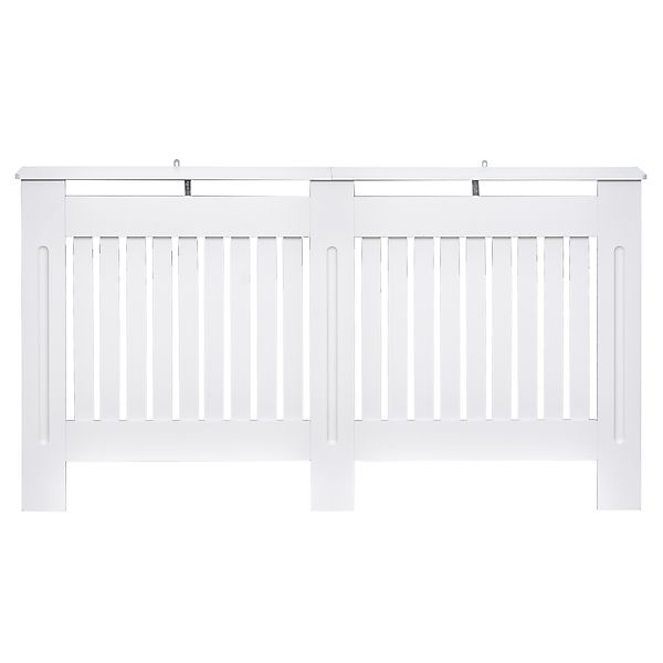 HOMCOM Heizkörperverkleidung Heizkörperabdeckung 152x19x81 cm, stilvolle He günstig online kaufen