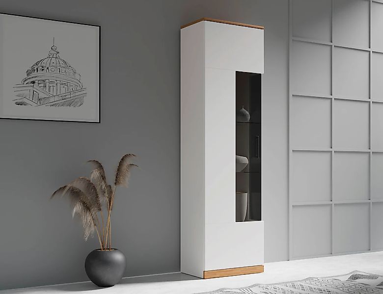 OTTO home Vitrine "Ribe,180cm hoch,5 Fächer,2 Glasböden variabel einsetzbar günstig online kaufen