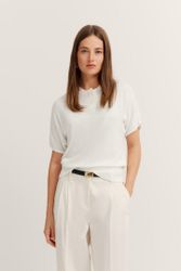 bugatti Rundhalspullover mit kurzen Ärmeln günstig online kaufen