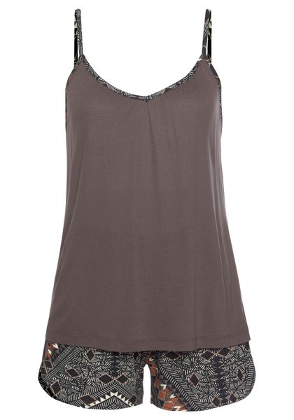 LASCANA Shorty 2 Stk. tlg., mit längenverstellbaren Spaghettiträgern günstig online kaufen