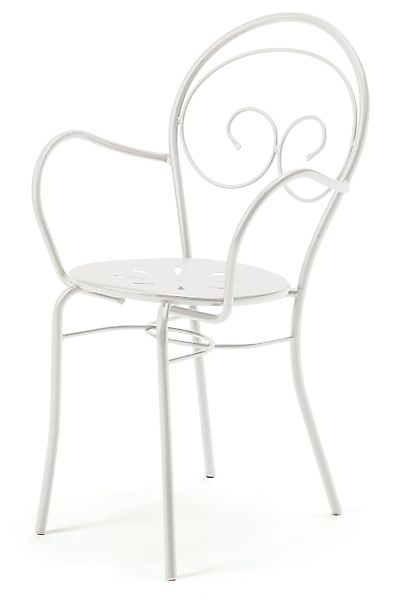 Gartensessel Mimmo Landhausstil weiß BCU günstig online kaufen