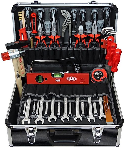 FAMEX Werkzeugset 440-93 Werkzeugkasten PROFESSIONAL, (Werkzeugkiste, 98-tl günstig online kaufen