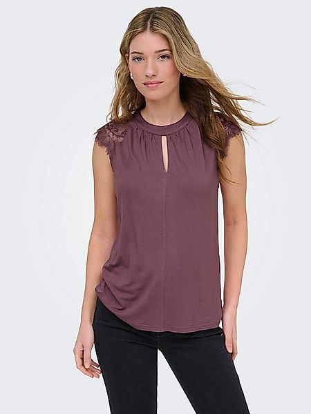 ONLY Kurzarmshirt ONLNICOLA S/S TOP CS JRS Viskose, regular fit, Rundhals günstig online kaufen