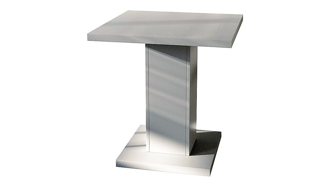 Vladon Esstisch Adam (Bistrotisch mit zentralen Säulenfuß), 70 x 70 cm, Gra günstig online kaufen