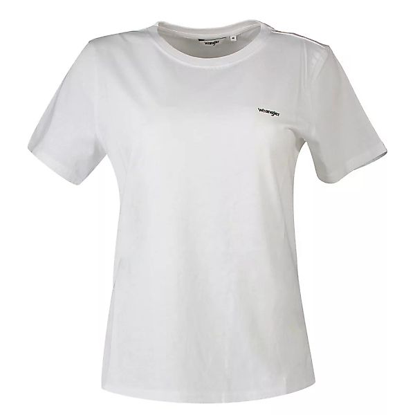Wrangler Sign Off Kurzärmeliges T-shirt L White günstig online kaufen