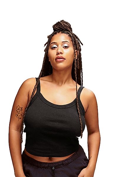 Bella + Canvas Crop-Top Kurzes Spaghetti günstig online kaufen