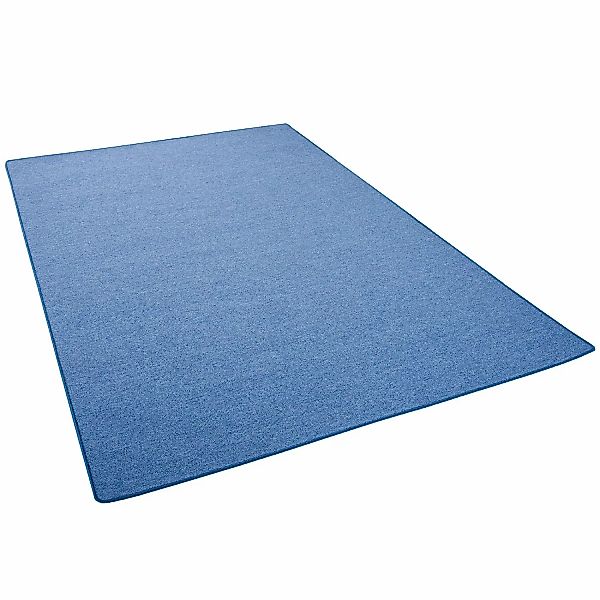 Snapstyle Feinschlingen Velour Teppich Strong Blau 200x300cm günstig online kaufen