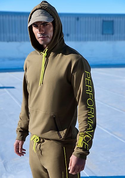 Le Jogger Performance Kapuzensweatshirt, mit praktischen Reißverschlusstasc günstig online kaufen