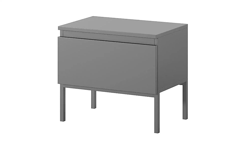 Selsey Nachtkommode mit Kufengestell Bemmi ¦ grau ¦ Maße (cm): B: 49 H: 43 günstig online kaufen