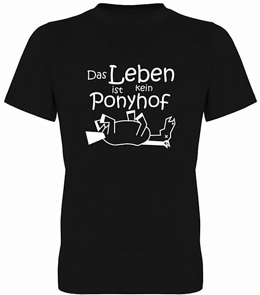 G-graphics T-Shirt Das Leben ist kein Ponyhof Herren T-Shirt, mit Frontprin günstig online kaufen