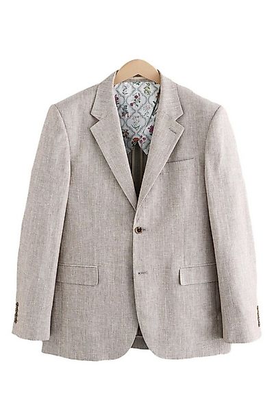 Next Sakko Tailored Fit Anzugsakko mit Streifen aus Leinenmix (1-tlg) günstig online kaufen