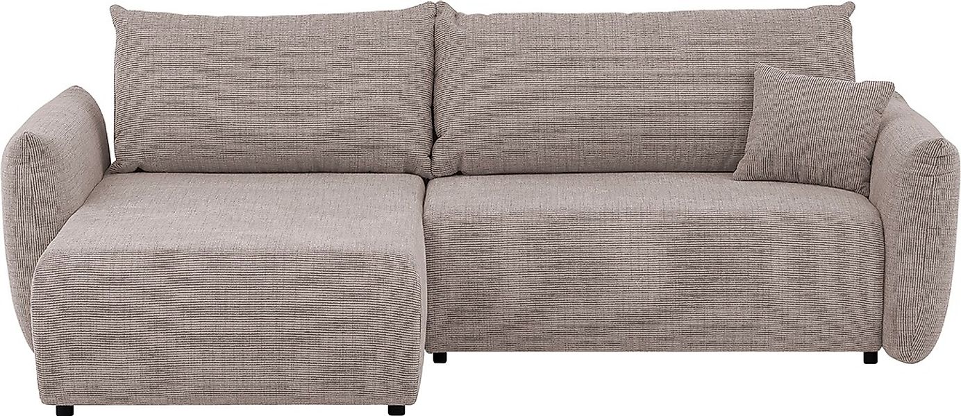 INOSIGN Ecksofa "MAVAS Schlafsofa mit Bettkasten, L-Form,", ca.257/127cm (L günstig online kaufen