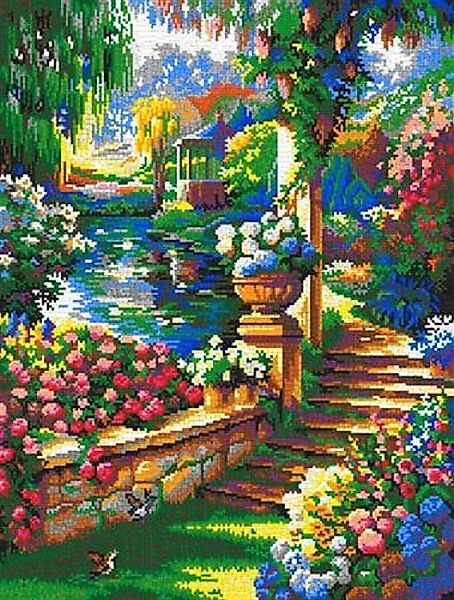 Stick it Steckpuzzle Paradiesgarten, 22000 Puzzleteile, günstig online kaufen