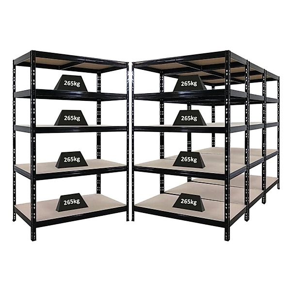 PROREGAL Mega Deal 4X Schwerlastregal Tiger HxBxT 180x120x60cm Fachlast 265 günstig online kaufen