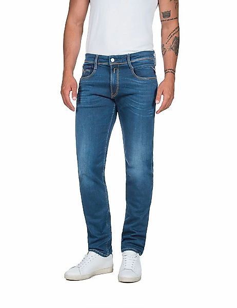 Replay  Slim Fit Jeans M914.41A C33 ANBASS-007 DARK BLUE günstig online kaufen