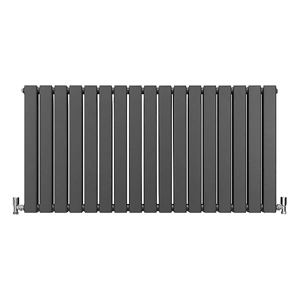 Monstershop Paneelheizkörper Anthrazit Grau 600mm x 910mm günstig online kaufen