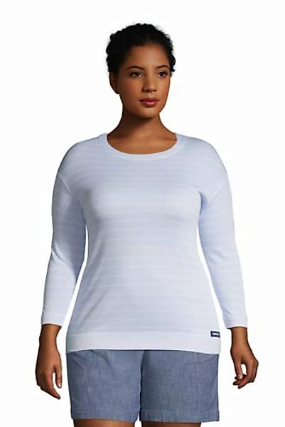 Wendeshirt mit 3/4-Ärmeln in großen Größen, Damen, Größe: 52-54 Plusgrößen, günstig online kaufen