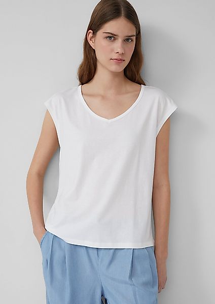 s.Oliver Shirttop T-Shirt mit weitem Ausschnitt, günstig online kaufen