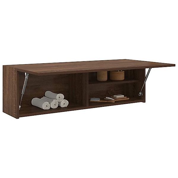 vidaXL Schrankmodule Bad-Wandschrank Braun Eichen-Optik 100x25x30 cm Holzwe günstig online kaufen