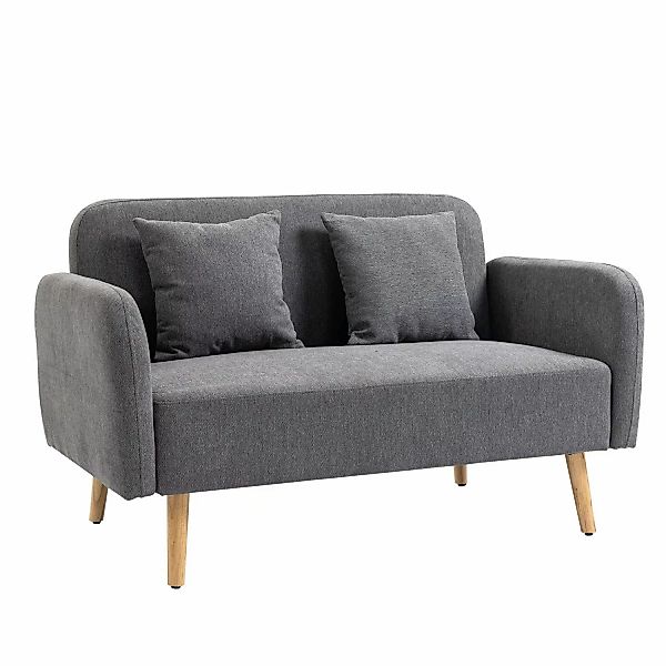 HOMCOM 2-Sitzer Doppelsofa mit Kissen und günstig online kaufen