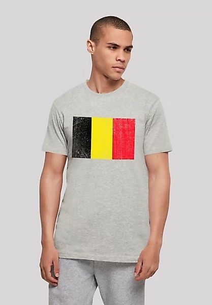 F4NT4STIC T-Shirt Belgien Flagge Belgium Print günstig online kaufen