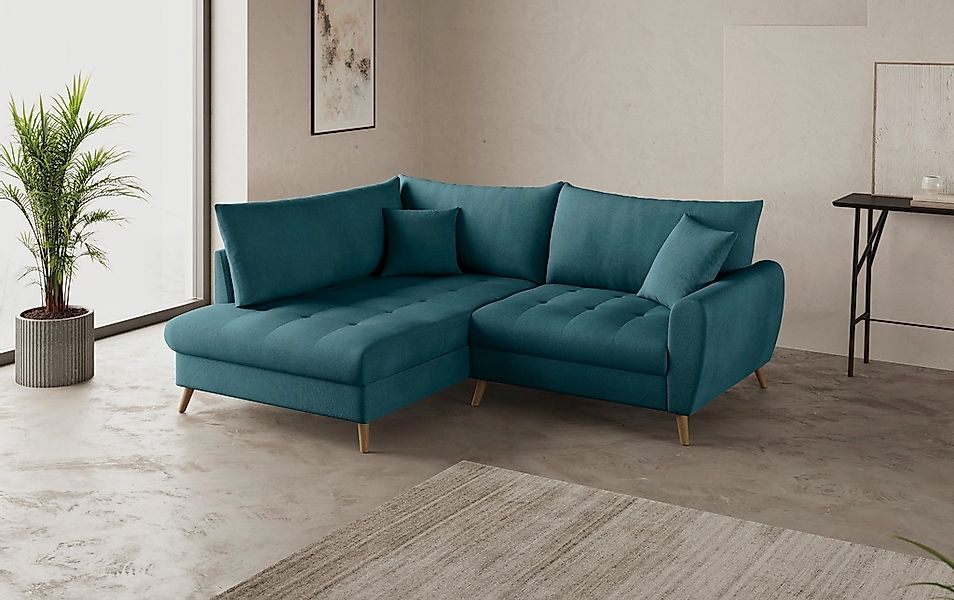 Mr. Couch Ecksofa »Blackburn II L-Form«, Wahlweise mit Kaltschaumpolsterung günstig online kaufen