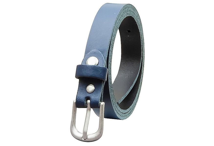 COLOGNEBELT Ledergürtel OM16-SL-Dunkelblau MADE IN GERMANY, Dunkelblau Kürz günstig online kaufen