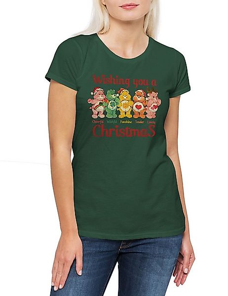 Urban Backwoods Print-Shirt Christmas Bears Wish Damen T-Shirt Care X-Mas W günstig online kaufen