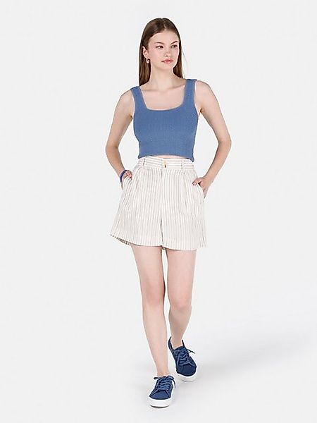 Colins Shorts Colins Regular Fit High Waist gestreifte Damen-Shorts günstig online kaufen
